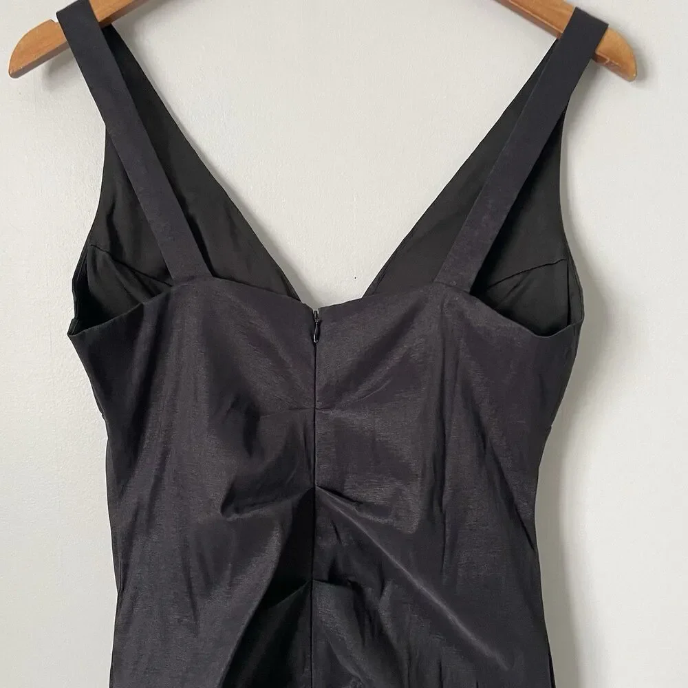 Vintage Profile y2k 2000's Formal Dress Sleeveless Ruched Form Fitting Women's 9 - Picture 7 of 9